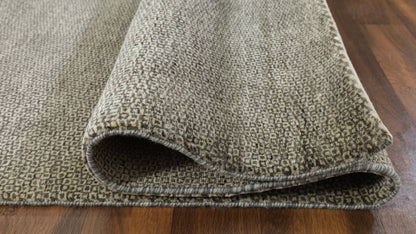 Natura Vertex Grey Handmade Undyed Rug