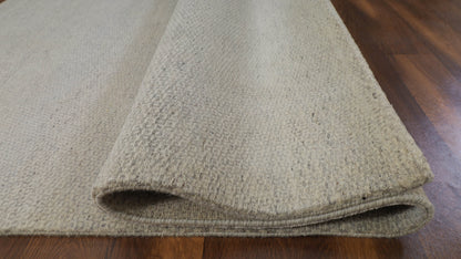 Natura Vertex Light Grey Handmade Undyed Rug