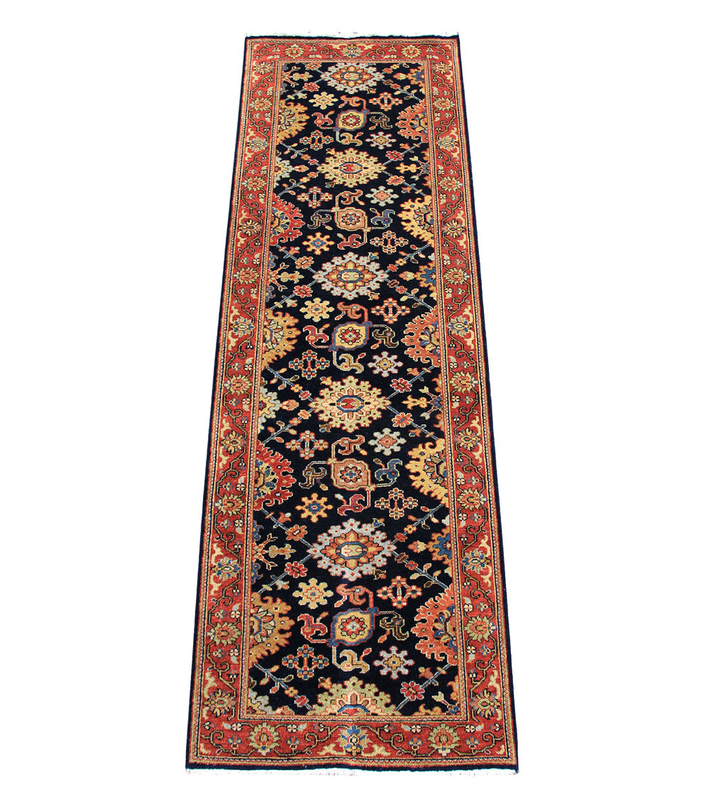 سجادة أضنة AA891 من مزيج من الجوز والصوف والحرير متعدد الألوان
