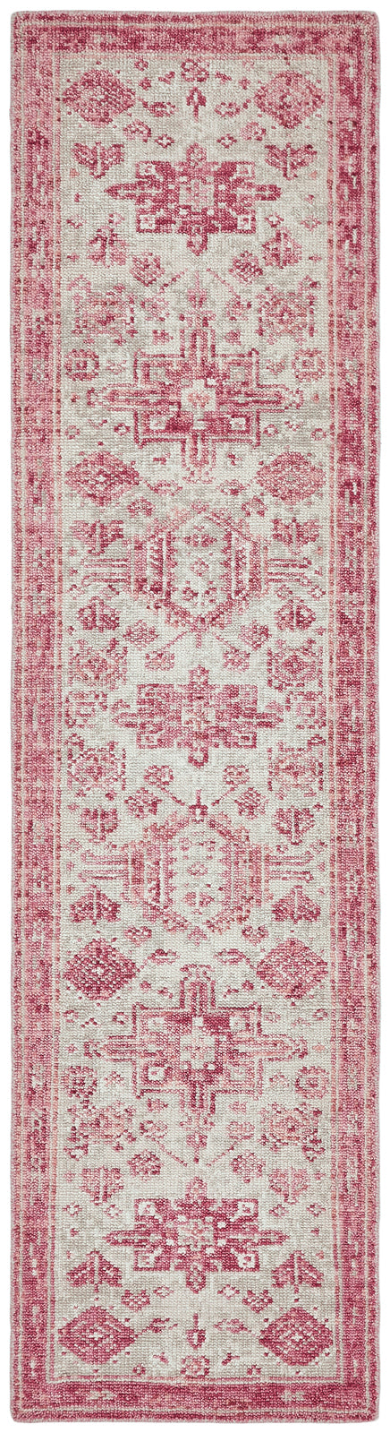 Talora TL662 Rose-Pearl Grey Hand Knotted Wool Rug – view 8