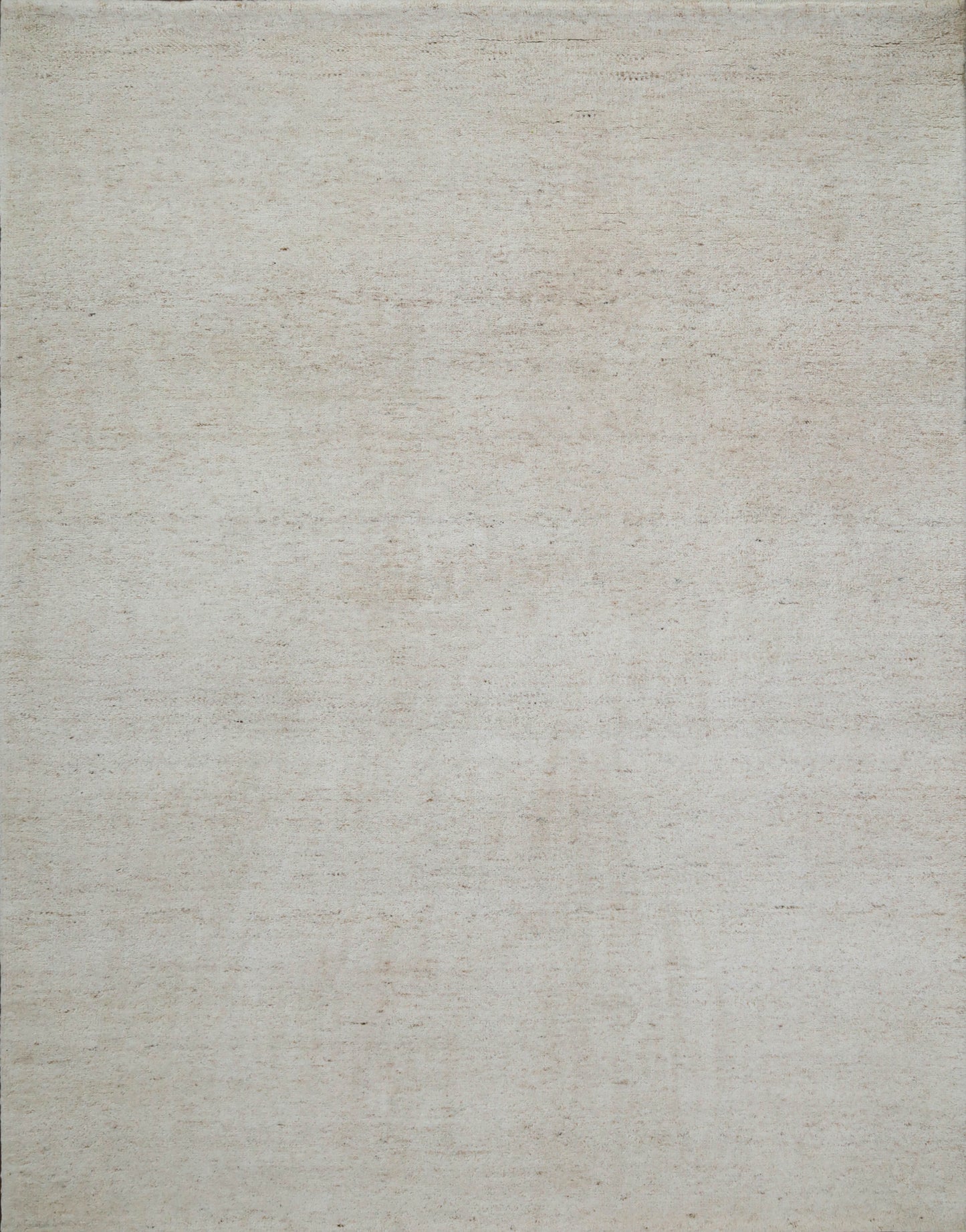 Terra Solid Ivory Handmade Undyed Rug