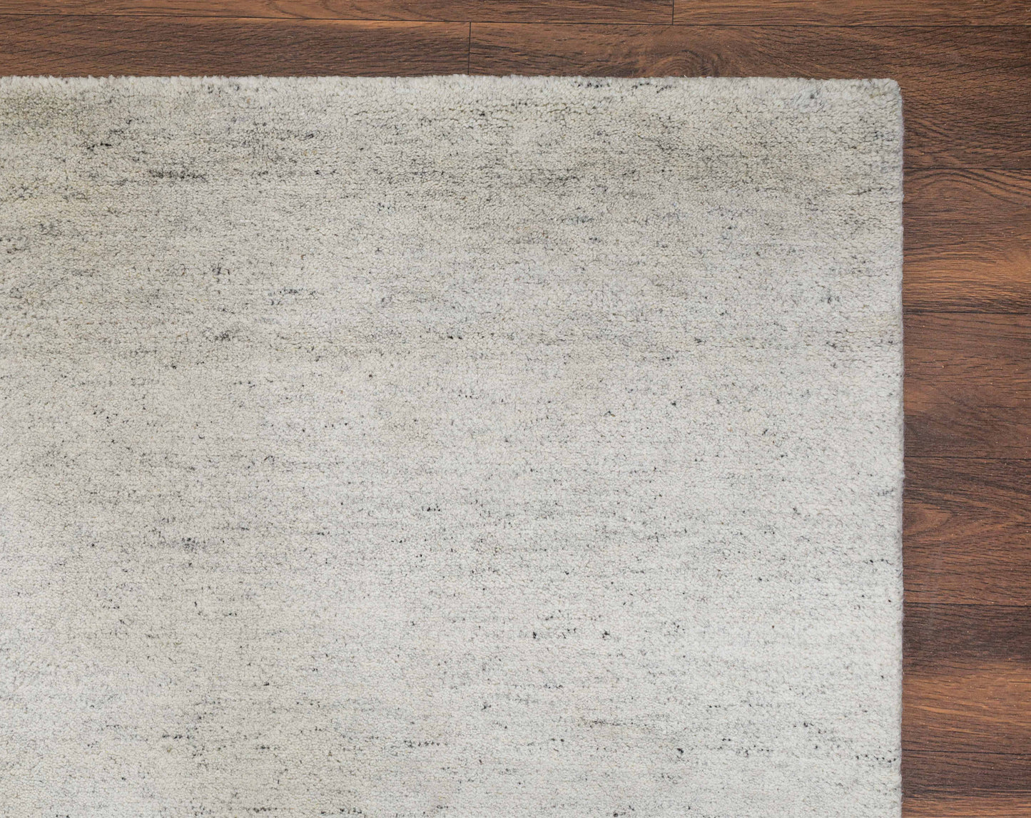 Terra Solid Light Grey Handmade Undyed Rug